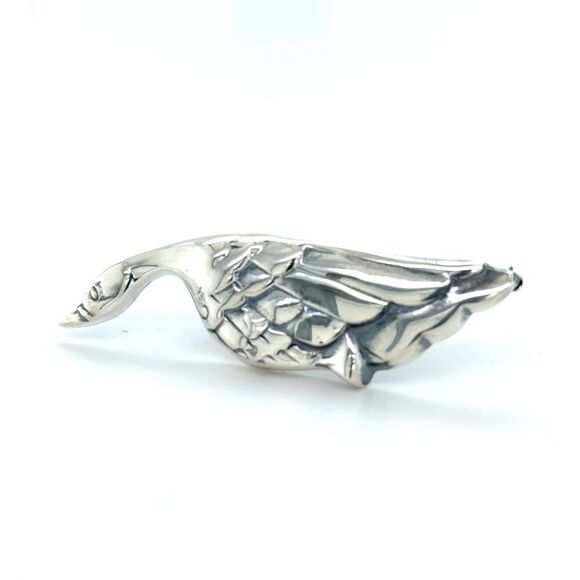 Tiffany & Co Goose Brooch Sterling Silver Estate TIF896 - Picture 8 of 9